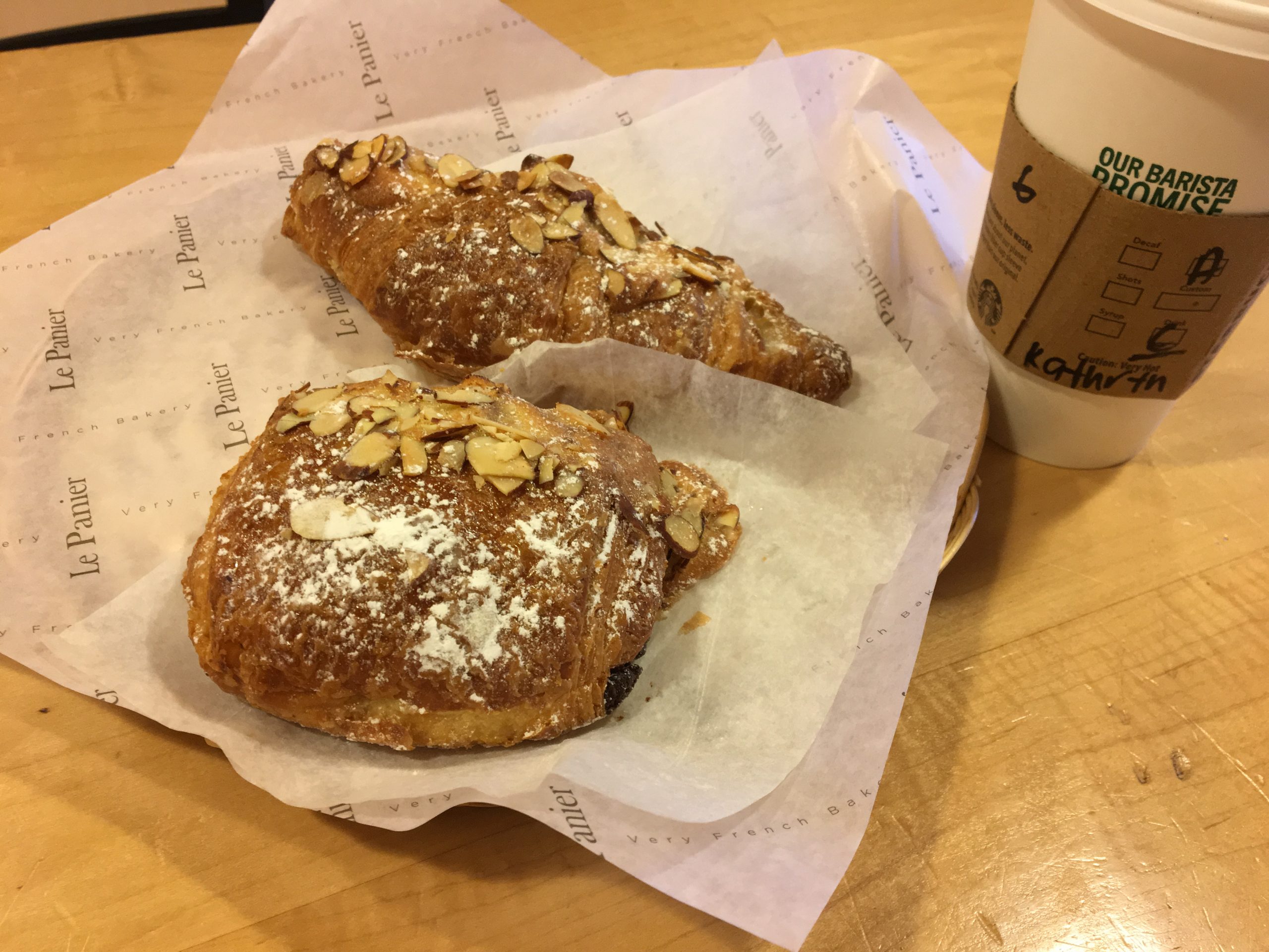 Seattle Starbucks Coffee Breakfast at Starbucks