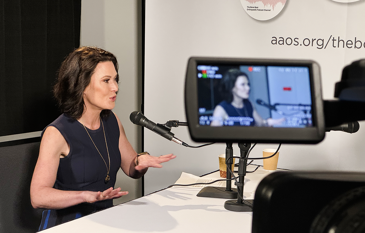 Kathryn Janicek on the AAOS podcast